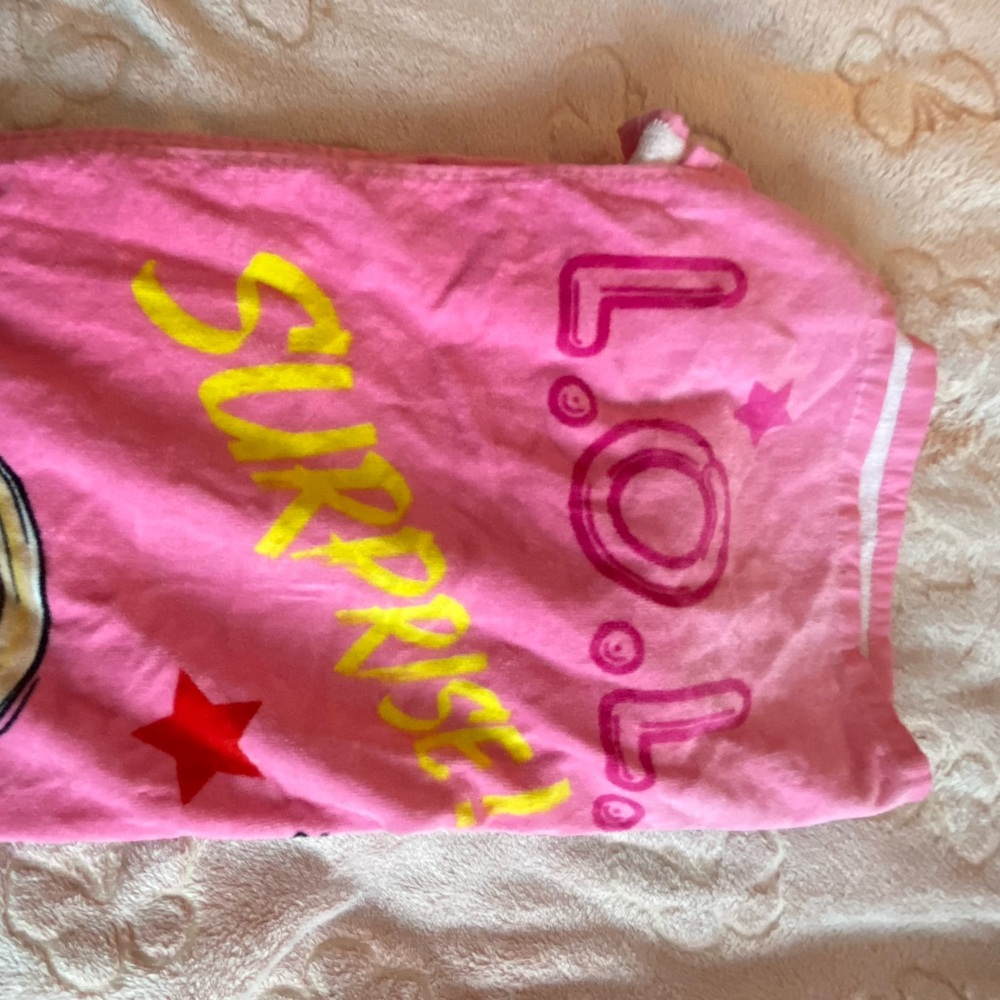 L.O.L Surprise! pink towel